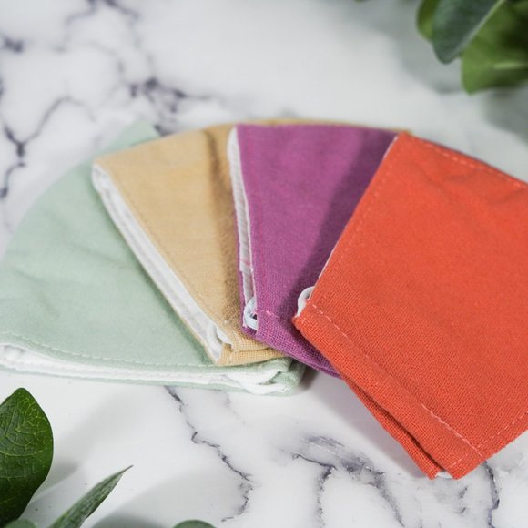 Hand Crafted Accessories - Set of 4, 4 layers, handmade cotton face mask